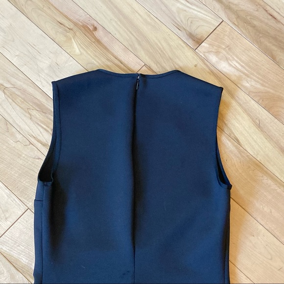 Clover Canyon Neoprene laser cut black sleeveless dress size small - Picture 10 of 11